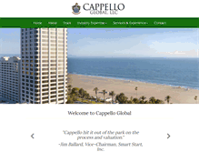 Tablet Screenshot of cappellocorp.com